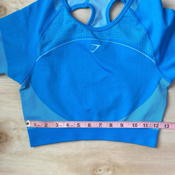 Gymshark Vibrant Blue Crop Top - Picture 10 of 15